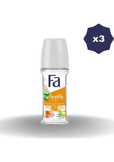 Freshly Free Cucumber&melon Roll-on 50 Ml - 3 Adet