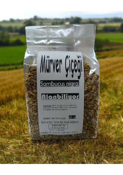 Alanbiliyor Kara Mürver Çiçeği 60 G