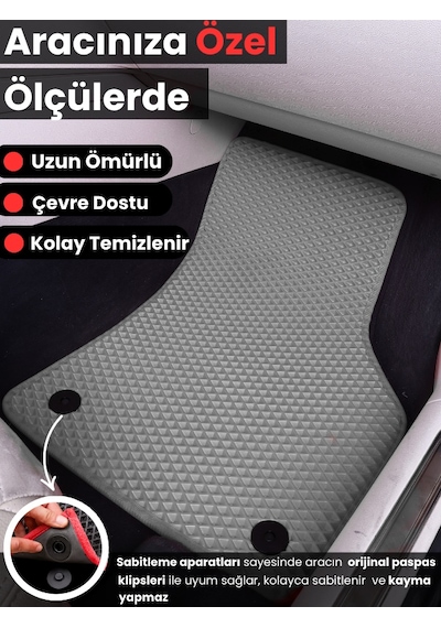 Volvo Xc70 2007-2016 Uyumlu Eva Paspas Tam Set Oto Paspas,araca Özel,tam Koruma,kolay Montaj 392