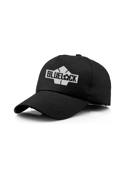Blue Lock Logo Siyah Şapka