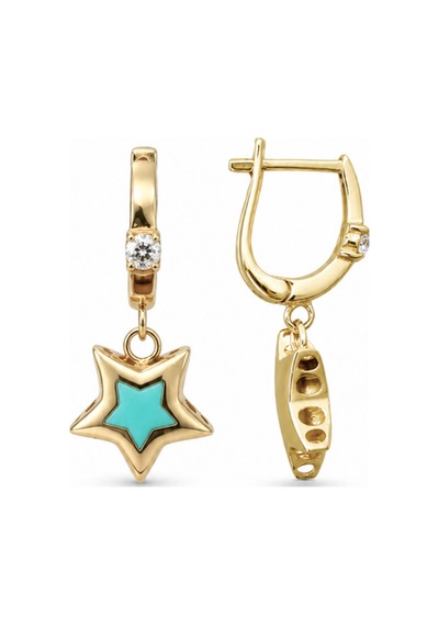Starry Sallantılı Mineli Küpe