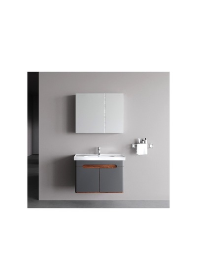 Wins Aizanoi 80 Cm Antrasit/barok Banyo Dolabı Gri Wins Aizanoi 80 Cm Antrasit/barok Banyo Dolabı Gri