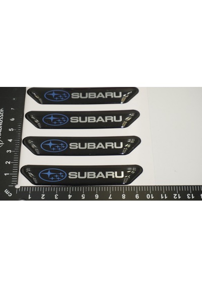 Subaru Logo Kapı Kenarı Koruma Metalize Damla Desen 3M Band