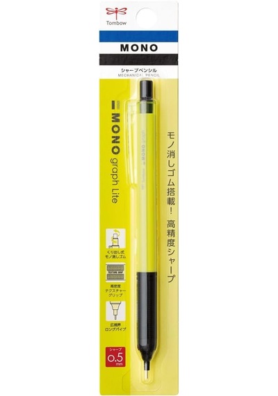 Mono Grafik Lite Mekanik Kalem 0,5 Mm Neon Sarı Dpa-122d .