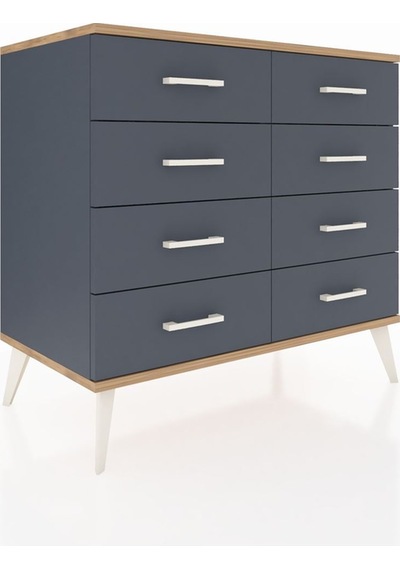 Hyperion Şifonyer 8 Çekmeceli 88x44x80 Antrasit-çam/antrasit Çam/antrasit Hyperion Şifonyer 8 Çekmeceli 88x44x80 Antrasit-çam/antrasit Çam/antrasit