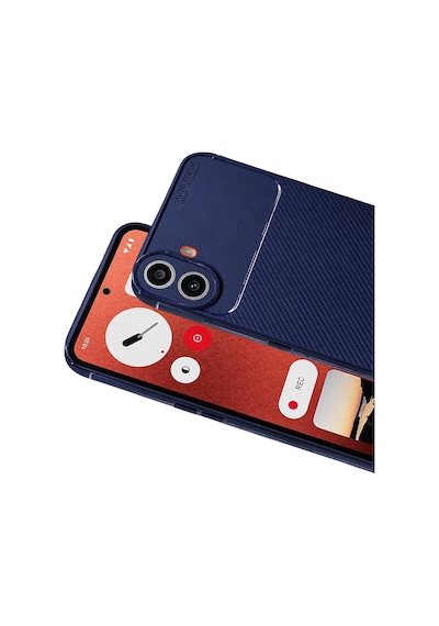 Uryport Nothing Phone Nothing Cmf Phone 1 Auto Focus Karbon Kapak - Lacivert