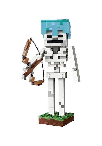 LEGO® Minecraft® İskelet 21594 - 10 Yaş ve Üzeri Çocuklar için Aksesuarlar İçeren Yaratıcı Oyuncak Yapım Seti (502 Parça)