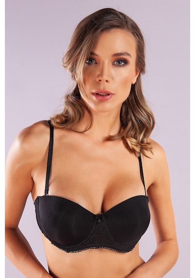 Etiler Collection Golshan Gala Push-up Strapless Bra, Siyah Konforlu Ve Şık Sütyen, Strapless Çok renkli