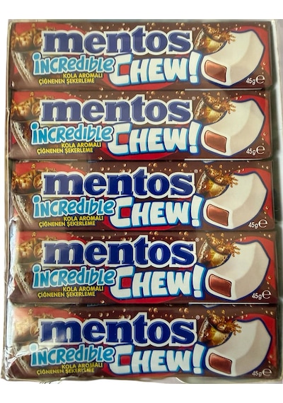 İncredible Chew Kola Aramalı Çiğnenen Şekerleme 45 G 20 Adetli