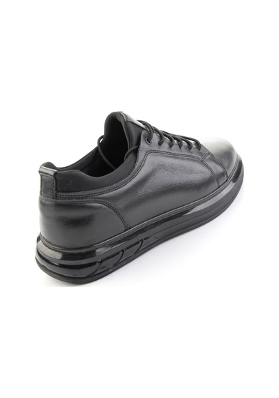 Bambi Siyah Napa Hakiki Deri Erkek Sneaker E01803050243