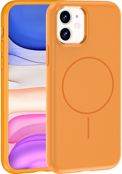 Apple Apple iPhone 11 İçin Uyumlu M-safe Şarj Özellikli Metal Kamera Çerçeveli Silikon Kapak