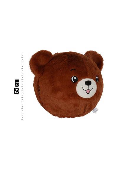 Peluş Ayı Top Yastık 65 Cm Çok Renkli