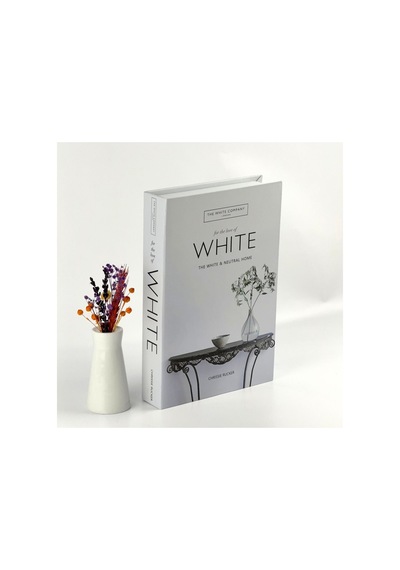 Kitap Görünümlü Dekoratif Kutu, White - Dvdktpkt012