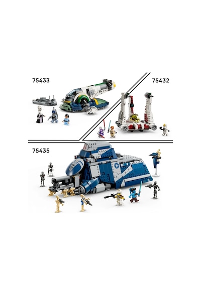 LEGO® Star Wars: Klon Savaşları Cumhuriyet Juggernaut 75413 - 9 Yaş ve Üzeri Çocuklar için Yaratıcı Oyuncak Yapım Seti (813 Parça)