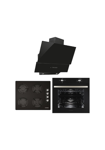Alveus Chief 604 MFA 604 - GLS 640 - MOD 3000 Siyah Ankastre Set