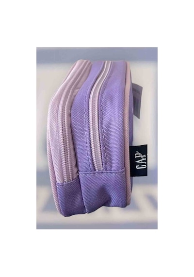 Unisex Gap Kids 3 Bölmeli Kalem Çantası - Lila Çok Renkli
