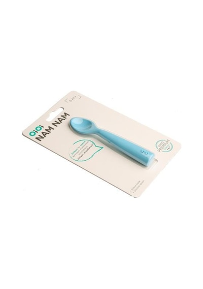 Oioi Nam Nam Silikon Mama Kaşığı - Mineral Blue Mavi