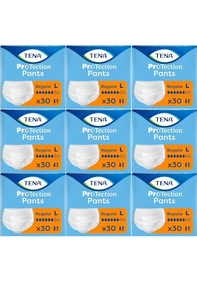 Tena Protection Pants Regular Emici Külot Yetişkin Bezi L 270adet