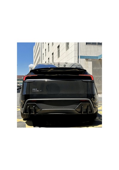 Red Lion Parts Tesla Model Y Juniper 2025-2026+ Uyumlu Mat Siyah Arka Difüzör Yan Ekleri 2'li Set