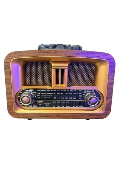 Taşınabilir Klasik Am/fm/sw Retro Ev Radyo Usb İle Şarj Olabilen Retro Radyo 5639