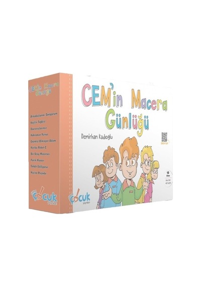 Dikkat Çocuk Yayınları Cemin Macera Günlüğü 10 Kitap
