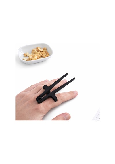 2 Adet Gamer Parmak Maşa Atıştırmalık Aparatı Snack Tutucu Cips Kuruyemiş Yeme Aparatı Renkli