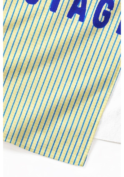 Çizgili Marine Yazı Detaylı Plaj Havlusu - Sarı Mavi Modern Nautical Hızlı Kuruyan Mikrofiber Havlu Uçuk Porselen Çizgili Marine Yazı Detaylı Plaj Havlusu - Sarı Mavi Modern Nautical Hızlı Kuruyan Mikrofiber Havlu Uçuk Porselen