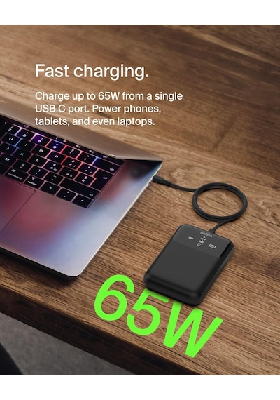 Boostcharge 3 Portlu Dizüstü Powerbank, Usb-c Ve Usb-a Portları, Hızlı Şarj Usb-c Güç Dağıtımı, Macbook, İphone 17, 16 Serisi, İpad Pro, Galaxy S25 Vb. İçin Taşınabilir Şarj Cihazı - Siyah Boostcharge 3 Portlu Dizüstü Powerbank, Usb-c Ve Usb-a Portları, Hızlı Şarj Usb-c Güç Dağıtımı, Macbook, İphone 17, 16 Serisi, İpad Pro, Galaxy S25 Vb. İçin Taşınabilir Şarj Cihazı - Siyah