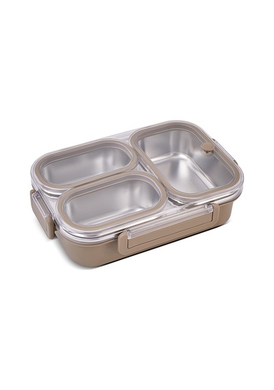 Aryıldız Bento Haki Lunch Box 3 Bölmeli Haki