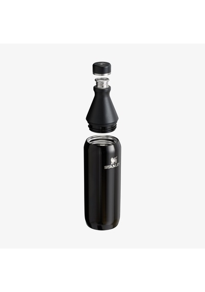 Stanley The All Day Slim Bottle 0.60 Lt / 20oz Unisex Siyah Termos Düz 12069 Siyah