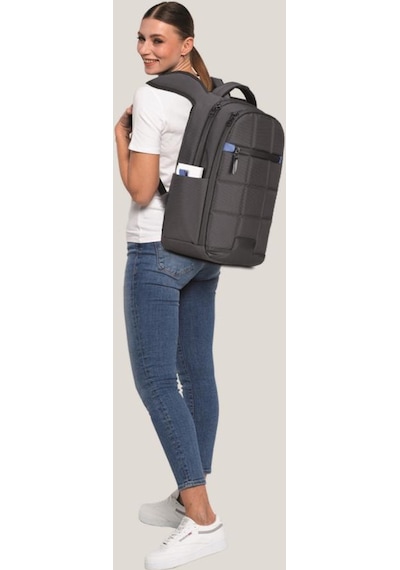 Classone BP-IT600 La Spezia Serisi Wtx Pro Su Geçirmez Kumaş 15.6 "Sırt Çantası-Siyah