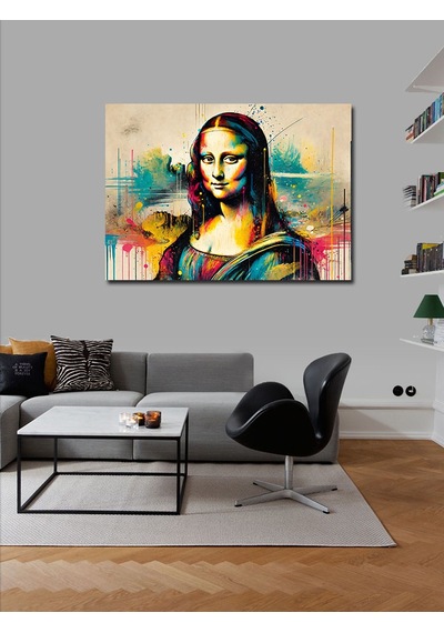 Kanvas Tablo Mona Lisa Sanatı 70cmx100cm