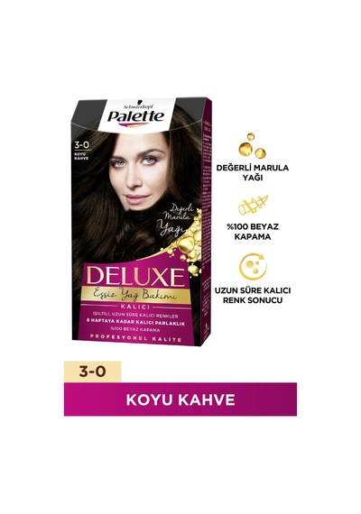 Palette Deluxe Saç Boyası 3 - 0 Koyu Kahve (531763757)