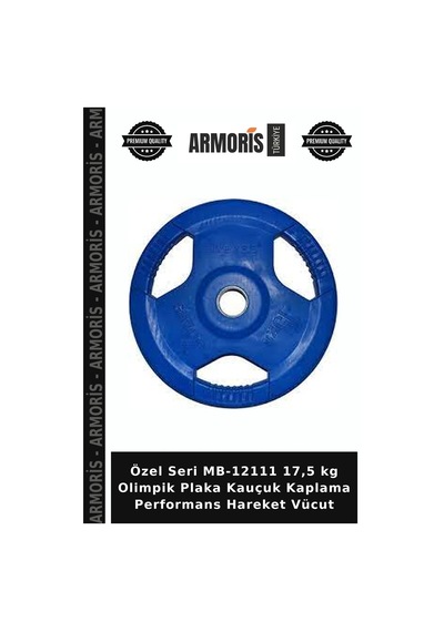 Özel Seri Mb-12111 17,5 Kg Olimpik Plaka Kauçuk Kaplama Performans Hareket Vücut
