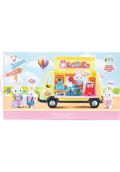 Bay Dreamy Mini Tavşan- Dondurma Karavanı Oyun Set