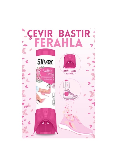 Silver Kadın Ayakkabı Deodorantı Koku  Önleyici 100 Ml Çok Renkli
