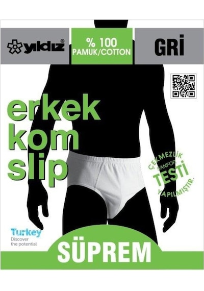 Yıldız 131 Gri Kom Slip