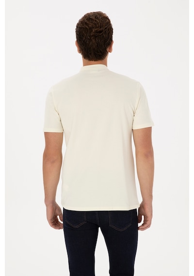 U.S. Polo Assn. Erkek Regular Fit Hakim Yaka Beyaz Tişört 50324794-VR013 U.S. Polo Assn. Erkek Regular Fit Hakim Yaka Beyaz Tişört 50324794-VR013