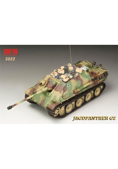 Rfm 5022 1/35 Ölçek, Jagdpanther G2, İç Detaylı İmha Tanklı, Plastik Model Kiti-55489