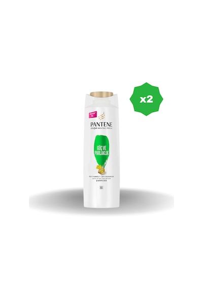 Pantene Güç Ve Parlaklık Şampuan 400 Ml - 2 Adet