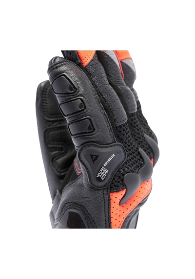 Dainese Daınese Eld/x-rıde 2 Tek Cloves Black Red Fluo Renkli