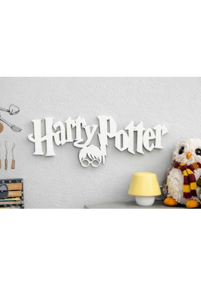 Harry Potter Logo Standı Dekoratif Masa Üstü & Duvar Süsü 194x67x15 Mm 194 X 67 X 15 Mm