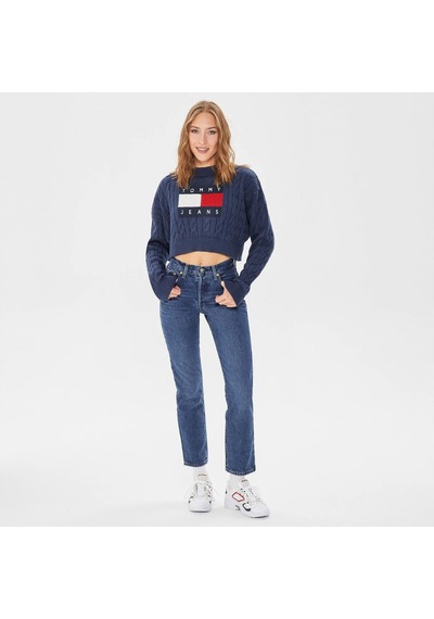 Tommy Hilfiger Tommy Hılfıger Kadın Kazak Dw0dw14261-c87 Dw0dw14261-c87 Lacivert