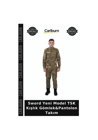 Sword Yeni Model Tsk Kışlık Gömlek&pantolon Takım Erkek Kombin Askeri Giysi Tarz Kıyafet