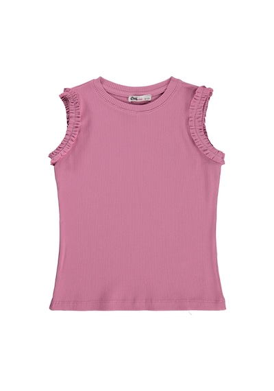 Civil Girls Kaşkorse 6-9 Yaş Tişört - Pembe Gül Kurusu