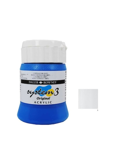 Daler Rowney System 3 Akrilik Boya 500Ml - Titanium White 009