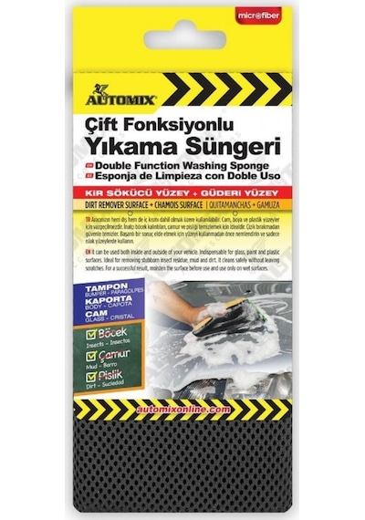 Automix Yıkama Süngeri Çift Fonksiyonlu 44727