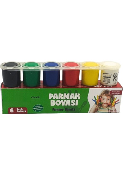 Hayal Sepeti Parmak ve Yüz Boyası 6 Renk 6x25 MM