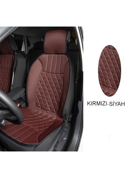 Elegance 2'Li Set Minder Kırmızı-Siyah / Klmny534