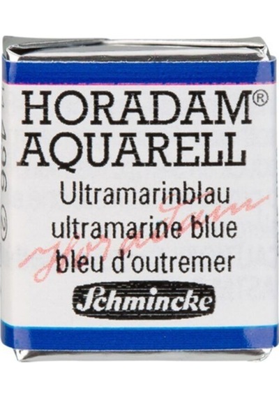 Schmincke Horadam Aquarell Artist Sulu Boya Ultramarine Blue Yarım Tablet